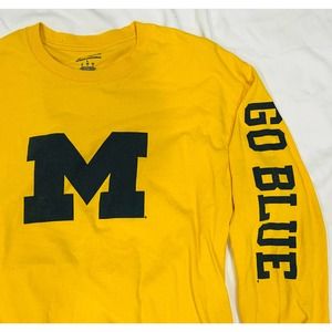 Vintage University of Michigan Wolverines Long Sleeve Tshirt